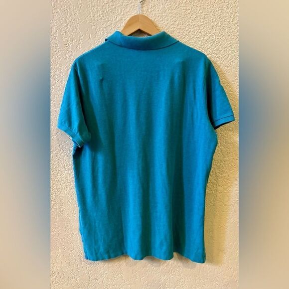 Polo Ralph Lauren Men's Polo Shirt Size XL Custom Fit Casual Turquoise - Picture 3 of 9